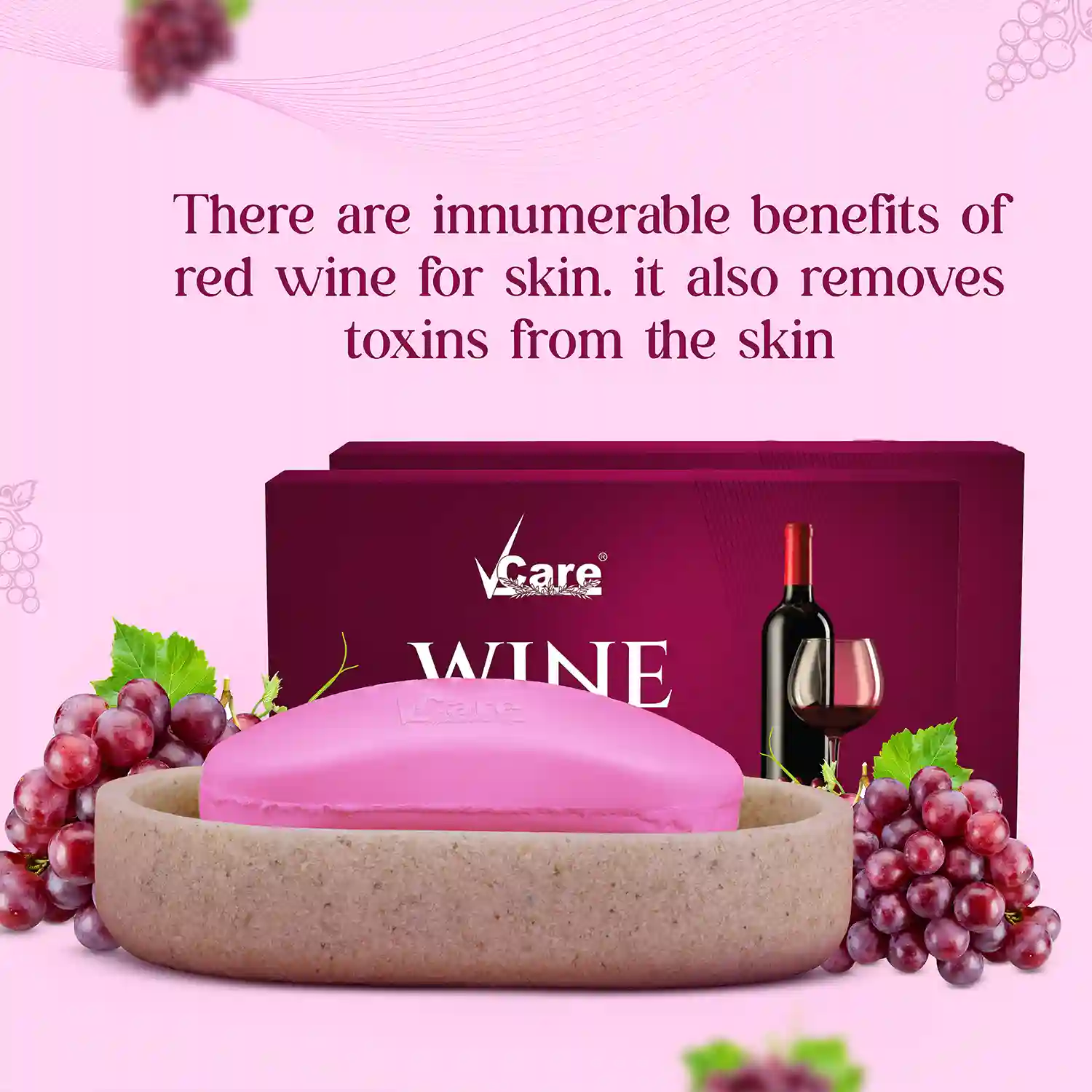 red wine soap for women